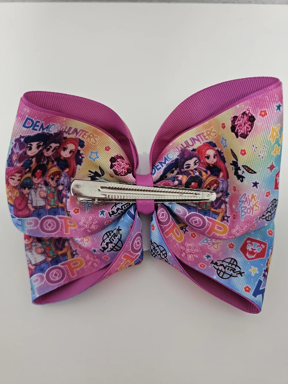 Huntrix K-Pop Rainbow Bow Hair Clip